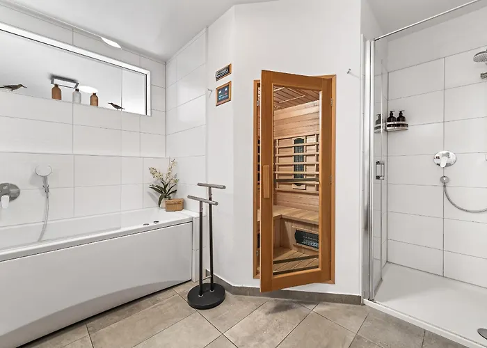 Sealove 1- Eg, Hafenblick, Terrasse, Hund, Infrarotsauna Und Whirlwanne Appartement